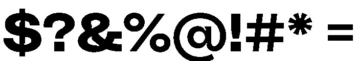 PolySansHebrew BulkyWide Instance Font OTHER CHARS