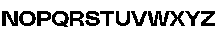 PolySansHebrew InkyWide Instance Font UPPERCASE