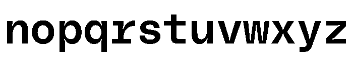 PolySansHebrew MedianMono Instance Font LOWERCASE