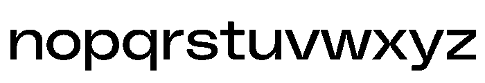 PolySansHebrew NeutralWide Instance Font LOWERCASE