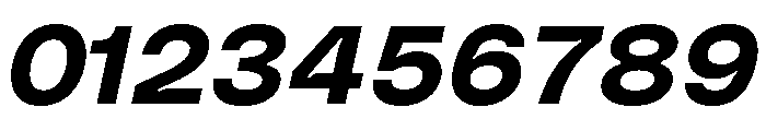 PolySansItalic BulkyItalic Font OTHER CHARS
