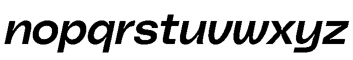 PolySansItalic MedianItalic Font LOWERCASE
