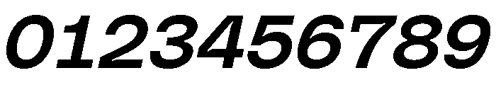 PolySansItalic MedianMonoItalic Font OTHER CHARS