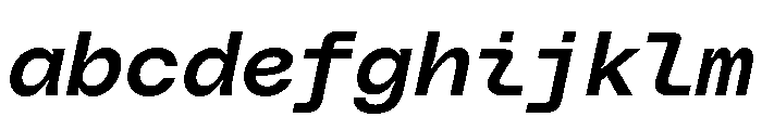 PolySansItalic MedianMonoItalic FONT