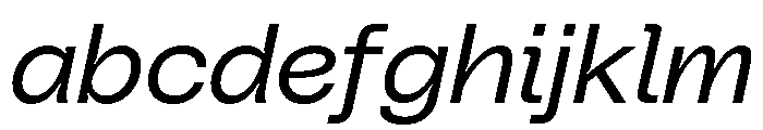 PolySansItalic SlimItalic FONT