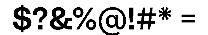 PolySansThaiTW Median Instance Font OTHER CHARS