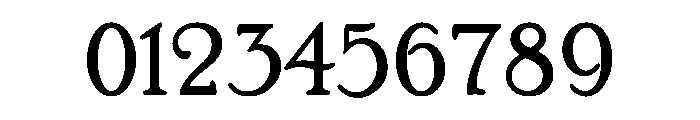 PoorRichard Regular Font OTHER CHARS