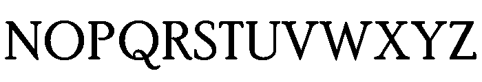 PoorRichard Regular Font UPPERCASE