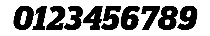 Popular Black Italic Font OTHER CHARS