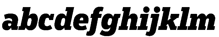 Popular Black Italic FONT