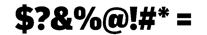 Popular Black Font OTHER CHARS