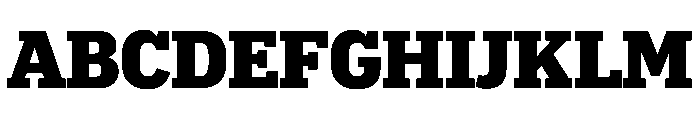 Popular Black Font UPPERCASE