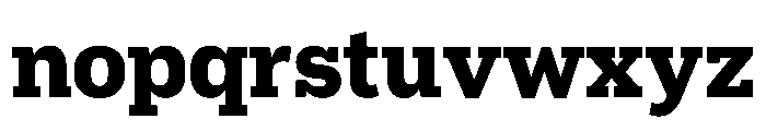 Popular Bold Font LOWERCASE