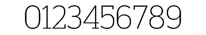 Popular Extralight Font OTHER CHARS