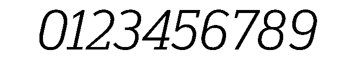 Popular Light Italic Font OTHER CHARS