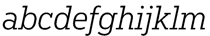 Popular Light Italic FONT