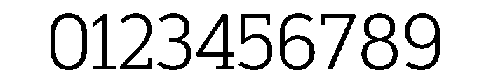 Popular Light Font OTHER CHARS