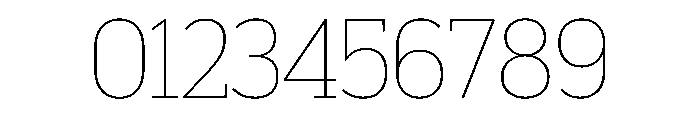 Popular Thin Font OTHER CHARS