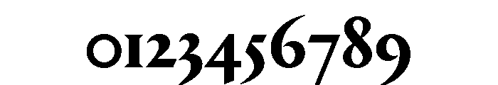 Portrait Bold Font OTHER CHARS