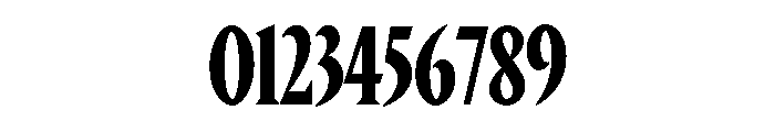 Portrait Condensed Bold Font OTHER CHARS