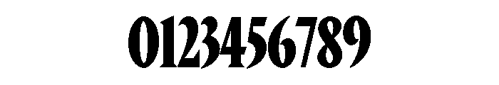 Portrait Condensed Heavy Font OTHER CHARS