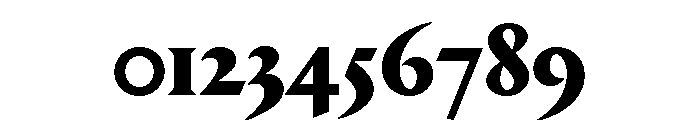 Portrait Heavy Font OTHER CHARS