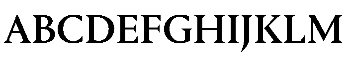 Portrait Medium Font UPPERCASE
