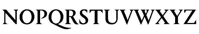 Portrait Medium Font UPPERCASE