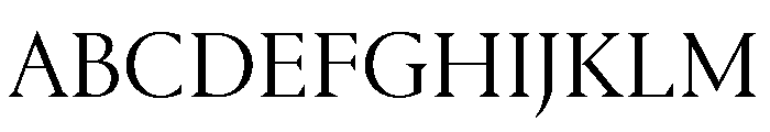 Portrait Q Light Font UPPERCASE