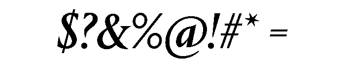Portrait Q Medium Italic Font OTHER CHARS