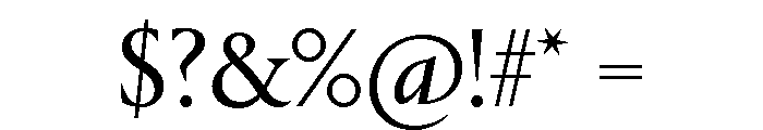Portrait Q Regular Font OTHER CHARS