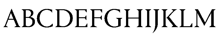 Portrait Q Regular Font UPPERCASE