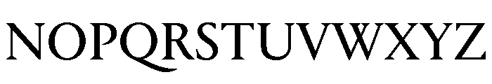 Portrait Regular No 2 Font UPPERCASE
