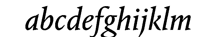 Portrait Text Regular No 2 Italic FONT