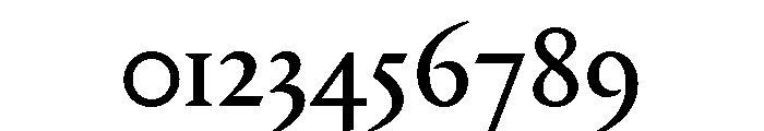 Portrait Text Regular No 2 Font OTHER CHARS