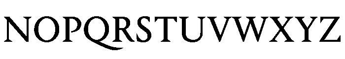 Portrait Text Regular No 2 Font UPPERCASE