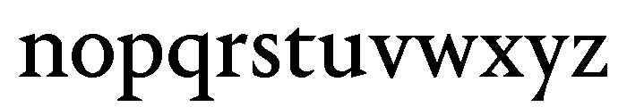Portrait Text Regular No 2 Font LOWERCASE
