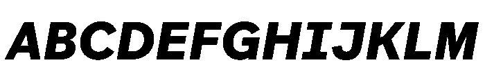 Poseidon Sans Bold Italic Font UPPERCASE