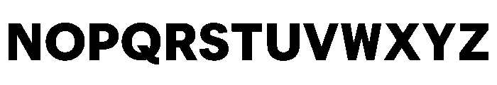 Poseidon Sans Bold Font UPPERCASE