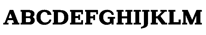 Post TRIAL Bold Instance Font UPPERCASE