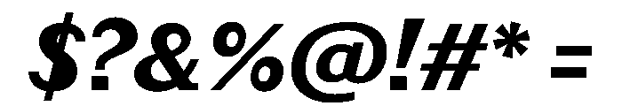 Post TRIAL BoldItalic Instance Font OTHER CHARS