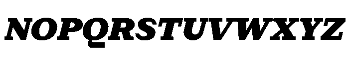 Post TRIAL HeavyItalic Instance Font UPPERCASE