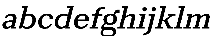 Post TRIAL MediumItalic Instance FONT