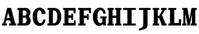 Post TRIAL MonoBold Instance Font UPPERCASE