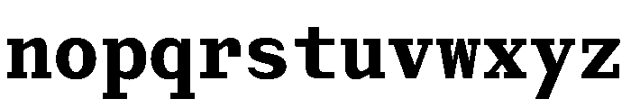 Post TRIAL MonoBold Instance Font LOWERCASE