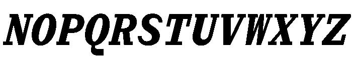 Post TRIAL MonoBoldItalic Instance Font UPPERCASE