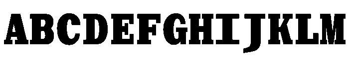 Post TRIAL MonoHeavy Instance Font UPPERCASE