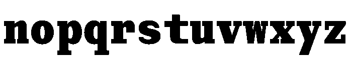 Post TRIAL MonoHeavy Instance Font LOWERCASE