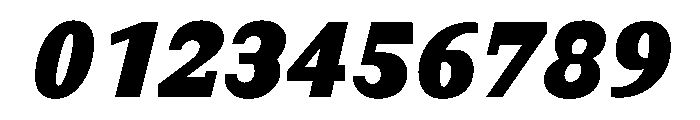 Post TRIAL MonoHeavyItalic Instance Font OTHER CHARS