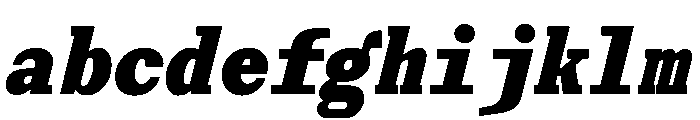 Post TRIAL MonoHeavyItalic Instance FONT
